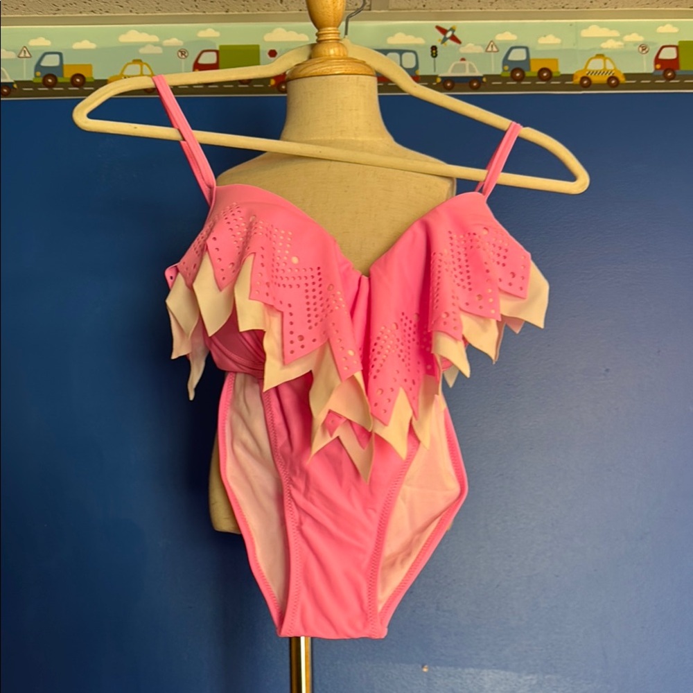 Hollister Pink Strappy Swimsuit